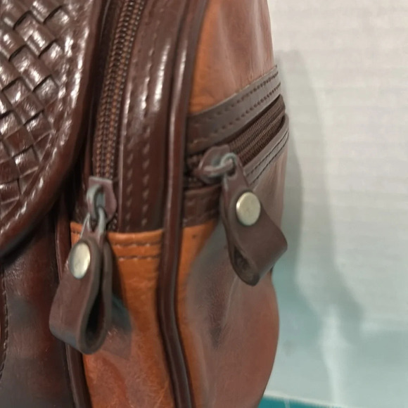 Vintage Brown Leather Camera/Doctor Bag Crossbody #Steampunk - Picture 10 of 15